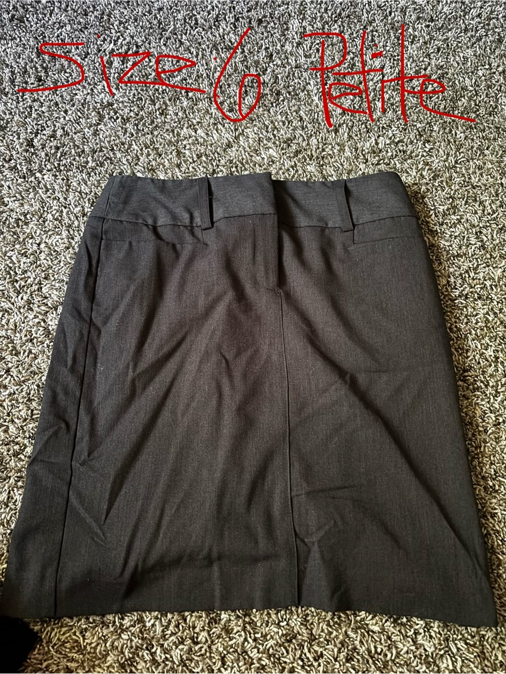 Apt. 9 Women's Pencil Skirt in Dark Charcoal Gray